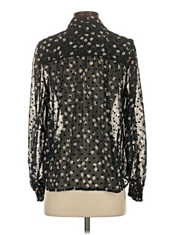 Topshop Long Sleeve Blouse (view 2)