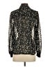 Topshop Floral Black Long Sleeve Blouse Size 4 - photo 2