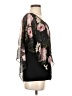 Naif Black Short Sleeve Blouse Size M - photo 4