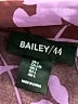 Bailey 44 100% Polyester Floral Purple Long Sleeve Blouse Size L - photo 7