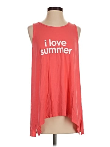 Peace Love World Sleeveless T-Shirt (view 1)
