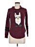 No Boundaries Burgundy Pullover Sweater Size 7 - 9 - photo 1