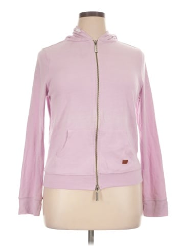 Peace Love World Zip Up Hoodie (view 1)