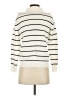 Lovestitch 100% Acrylic Stripes Ivory Pullover Sweater Size S - photo 2