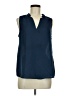 Sfera Blue Sleeveless Blouse Size M - photo 1