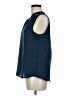 Sfera Blue Sleeveless Blouse Size M - photo 5