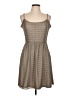 Studio Y Chevron-herringbone Gray Casual Dress Size L - photo 1