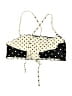 Hot Water Polka Dots Black Swimsuit Top Size XL - photo 2