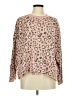 Mighty Fine Animal Print Pink Pullover Sweater Size M - photo 1