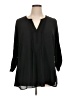 Daniel Rainn Black 3/4 Sleeve Blouse Size 1X - photo 1