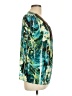 I.N. Studio Teal Short Sleeve Blouse Size L - photo 4