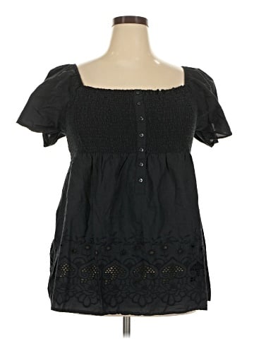 Lane Bryant Short Sleeve Blouse (view 1)