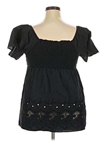 Lane Bryant Short Sleeve Blouse (view 2)