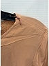 Zimmermann 100% Silk Brown Tan 3/4 Sleeve Top Size 10 (3) - photo 4