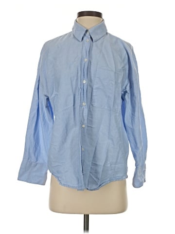 Zara Long Sleeve Button-Down Shirt (view 1)