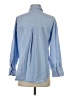 Zara Blue Long Sleeve Button-Down Shirt Size S - photo 2