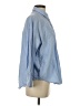 Zara Blue Long Sleeve Button-Down Shirt Size S - photo 4