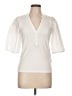 Madewell Ivory Short Sleeve Blouse Size L - photo 1