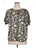 Anne Klein Gray Short Sleeve Blouse Size XL - photo 1