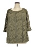 Catherines Green 3/4 Sleeve Blouse Size 2X - photo 1