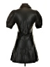 Zara 100% Polyurethane Black Casual Dress Size S - photo 2