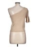 Versona Tan Short Sleeve Top Size L - photo 2