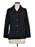 Sandro Sportswear 100% Polyester Stripes Black Coat Size 8 (petite) - photo 1