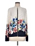 Susan Graver Floral Polka Dots Ivory Jacket Size M - photo 1