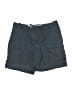 IZOD 100% Cotton Solid Blue Cargo Shorts Size 10 - photo 1