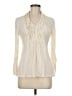 Deletta Ivory Long Sleeve Blouse Size M - photo 1