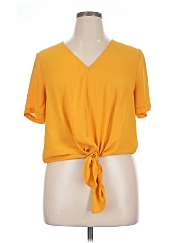 Madewell Novel Tie-Front Top (view 1)