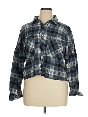 Ci Sono Long Sleeve Button-Down Shirt (view 1)