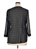 Van Heusen 100% Polyester Polka Dots Black 3/4 Sleeve Blouse Size XL - photo 2