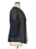 Van Heusen 100% Polyester Polka Dots Black 3/4 Sleeve Blouse Size XL - photo 4