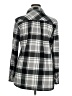 Robert Louis Plaid Gray Long Sleeve Blouse Size XL - photo 2