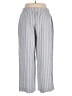 Old Navy Stripes Gray Linen Pants Size L (tall) - photo 2