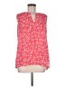 Chaus 100% Polyester Red Sleeveless Blouse Size M - photo 1