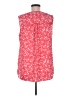 Chaus 100% Polyester Red Sleeveless Blouse Size M - photo 2