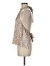 JOA Metallic Gold Sleeveless Blouse Size M - photo 5