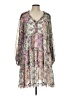 Versona 100% Polyester Paisley Purple Casual Dress Size L - photo 1