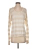 DKNY Jeans 100% Cotton Stripes Ivory Pullover Sweater Size S - photo 1