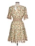 Max Studio Floral Ivory Casual Dress Size L - photo 2