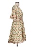 Max Studio Floral Ivory Casual Dress Size L - photo 4