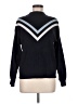 For The Republic Chevron-herringbone Blue Pullover Sweater Size M - photo 1