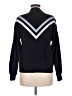 For The Republic Chevron-herringbone Blue Pullover Sweater Size M - photo 2