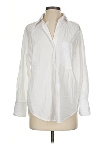 Zara Long Sleeve Button-Down Shirt (view 1)