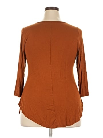 Lane Bryant 3/4 Sleeve T-Shirt (view 2)