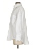 Zara 100% Cotton White Long Sleeve Button-Down Shirt Size XS - photo 5