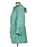 Jones New York 100% Polyester Teal Raincoat Size L - photo 5