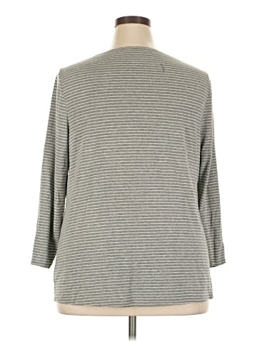 Lane Bryant Outlet 3/4 Sleeve T-Shirt (view 2)